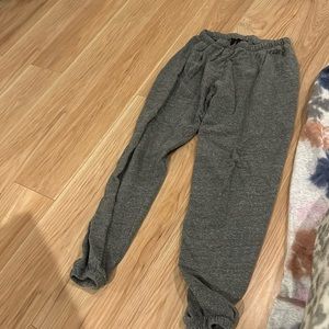 PINK gray sweatpants XS!